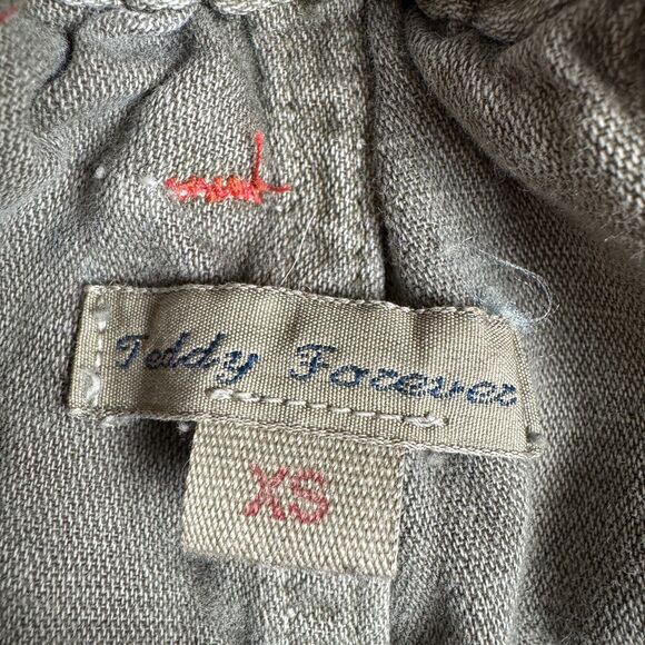 Dr. Collectors‎ Teddy Forever Pants Men’s XS Beige Button Fly Drawstring Fatigue - Picture 3 of 10